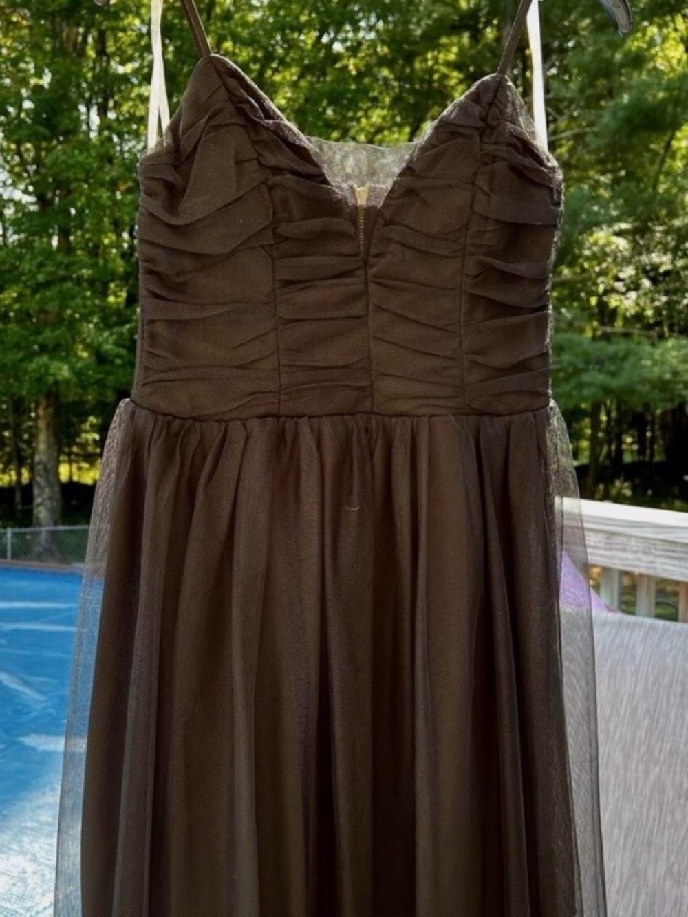 Love Nickie Lew Black Mesh Fit & Flare Dress Juniors 9
